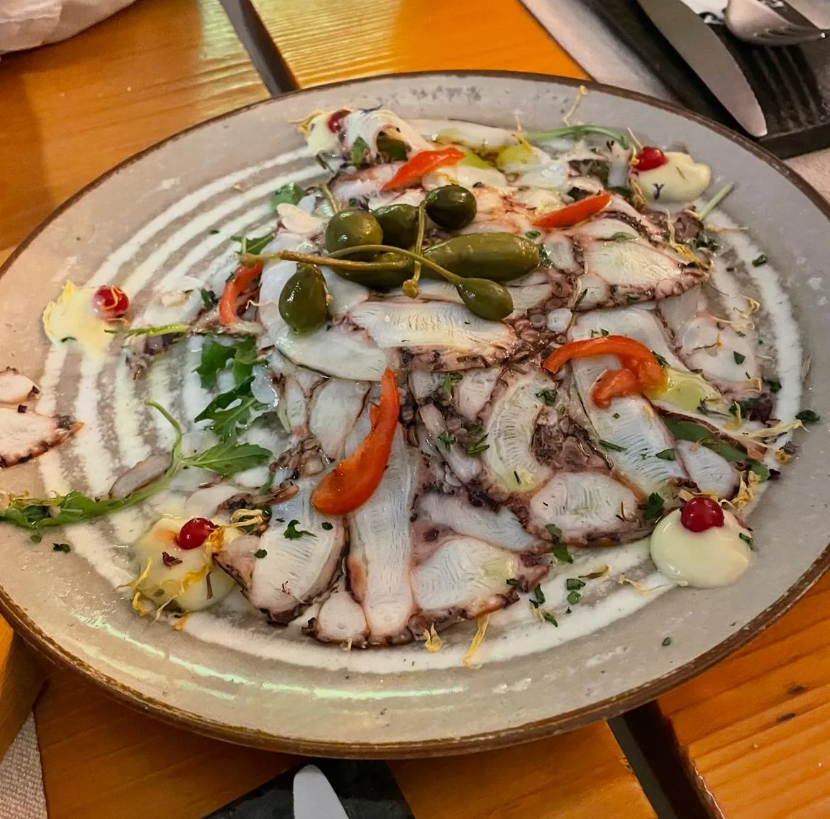 Oktopus-Carpaccio